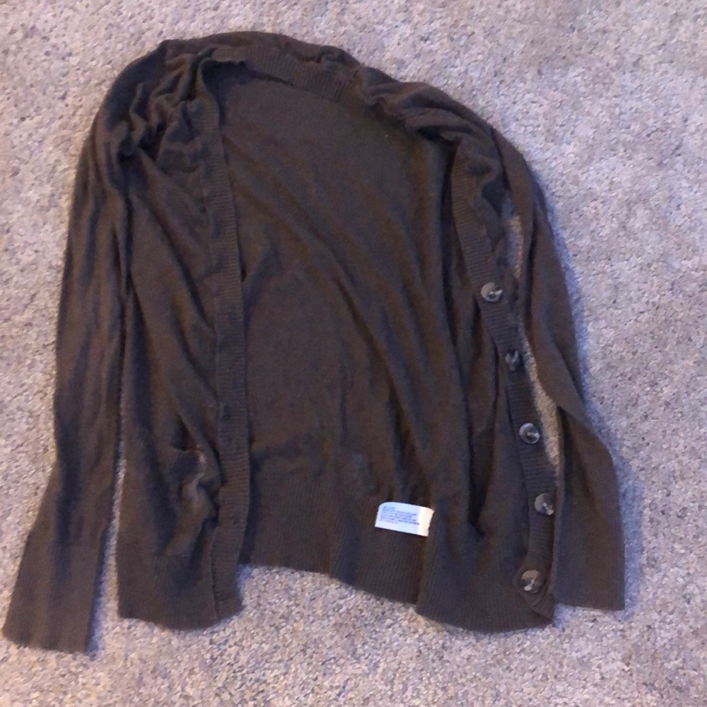 Brown cardigan